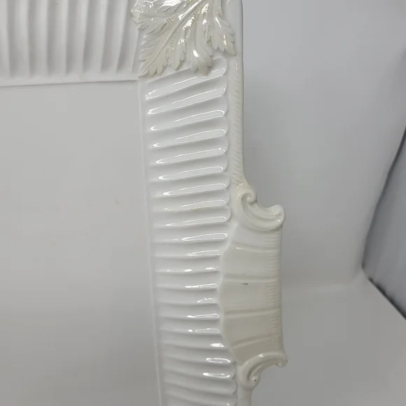 Lenox Butler's Pantry Square Cake Serving Platter Decor Plate Off White China - Picture 4 of 7